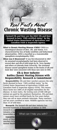 CWD Facts Card